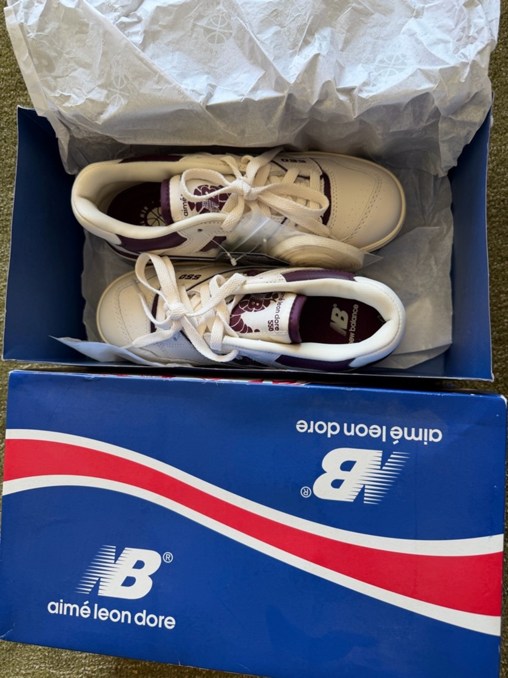 New Balance 550 Aime Leon Dore Purple - Picture 2 of 4